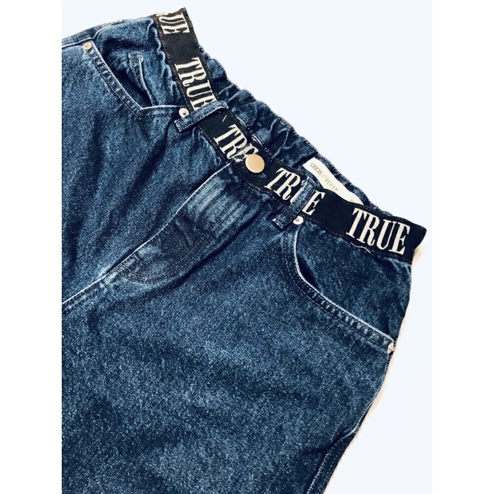 Asos Denim Mens Size 30/32 True Waistband Destroyed Jeans Distressed